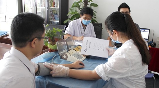 關注員工身體健康，老司机黄色视频公司組織員工體檢